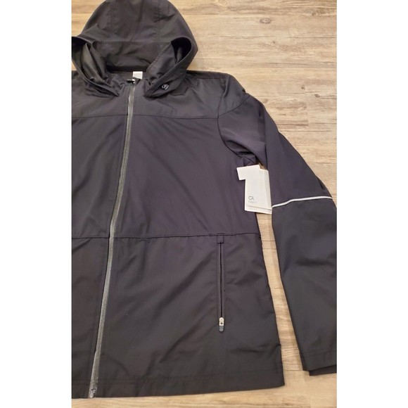 GAP Fit Hybrid Tech Hooded Full Zip Jacket Black Mens Sz XL NEW NWT $100 retail - Picture 5 of 16